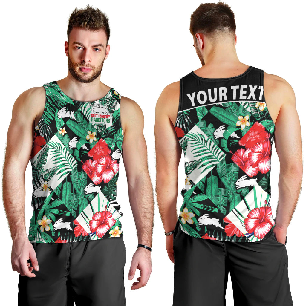 custom-personalised-rabbitohs-rugby-men-tank-top-fashion-tropical-jungle-flowers