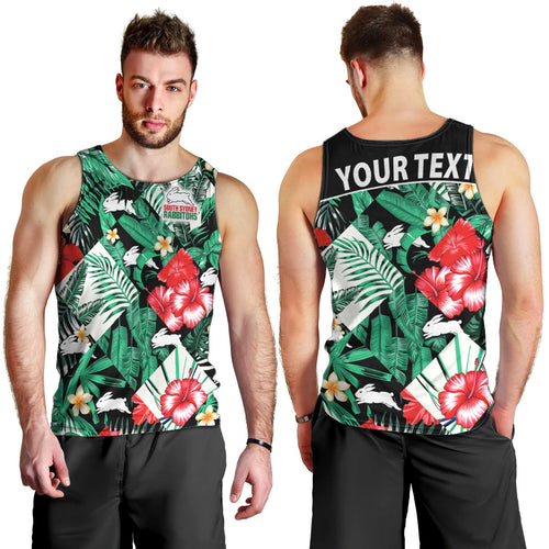 custom-personalised-rabbitohs-rugby-men-tank-top-fashion-tropical-jungle-flowers