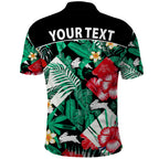 custom-personalised-rabbitohs-rugby-polo-shirt-fashion-tropical-jungle-flowers