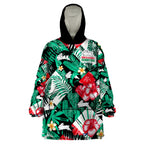 custom-personalised-rabbitohs-rugby-wearable-blanket-hoodie-fashion-tropical-jungle-flowers