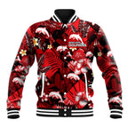 dolphins-rugby-baseball-jacket-fashion-tropical-jungle-flowers