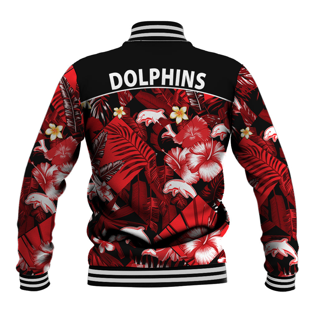 dolphins-rugby-baseball-jacket-fashion-tropical-jungle-flowers