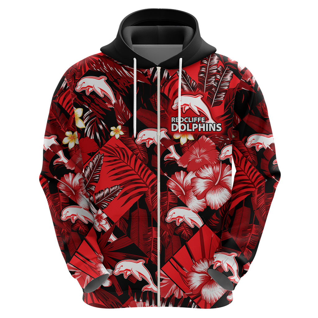 dolphins-rugby-hoodie-fashion-tropical-jungle-flowers