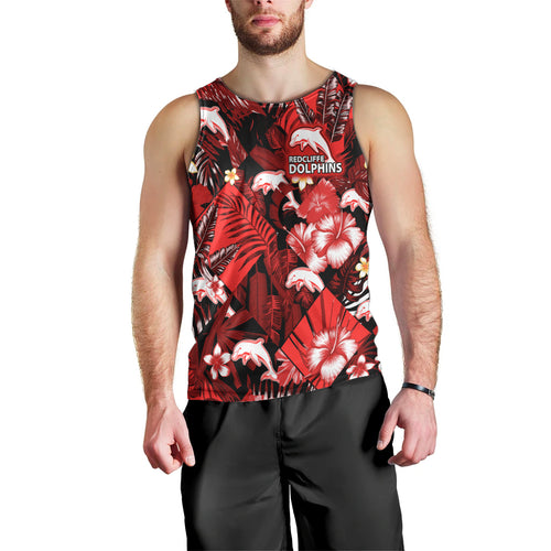 dolphins-rugby-men-tank-top-fashion-tropical-jungle-flowers