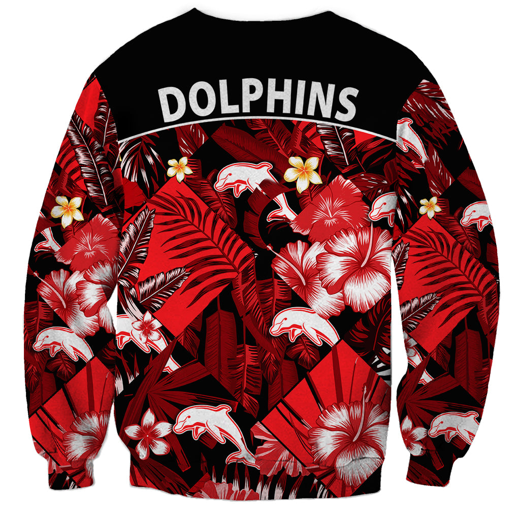 dolphins-rugby-sweatshirt-fashion-tropical-jungle-flowers