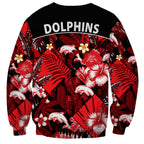 dolphins-rugby-sweatshirt-fashion-tropical-jungle-flowers