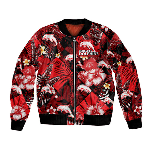 custom-personalised-dolphins-rugby-bomber-jacket-fashion-tropical-jungle-flowers