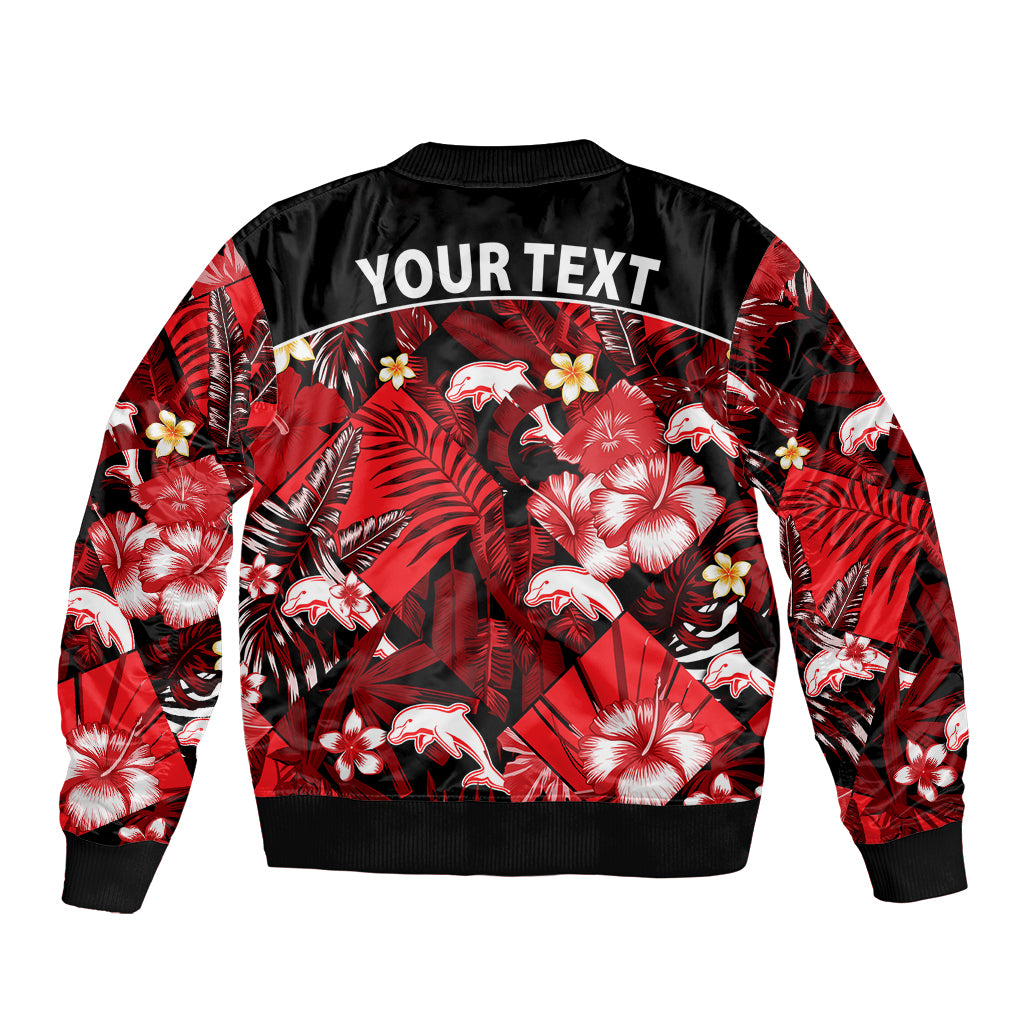 custom-personalised-dolphins-rugby-bomber-jacket-fashion-tropical-jungle-flowers