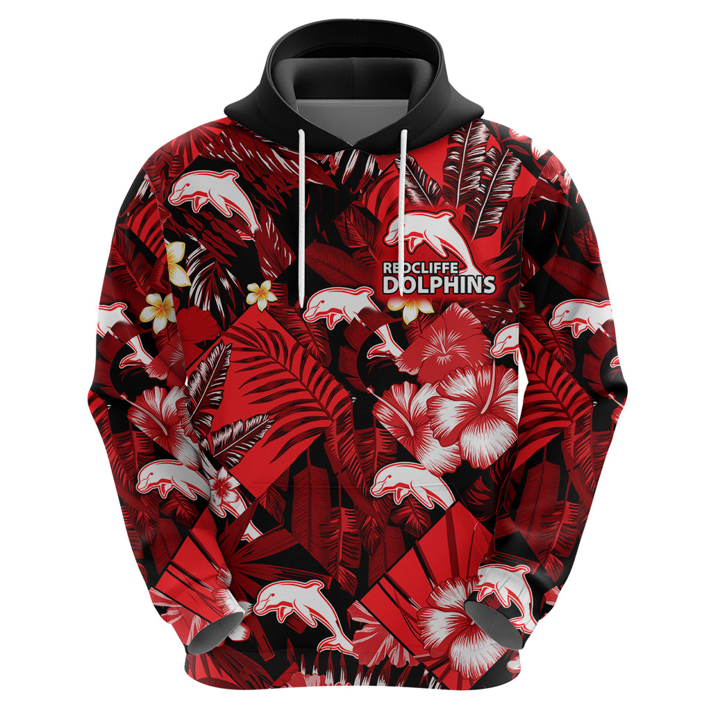 custom-personalised-dolphins-rugby-hoodie-fashion-tropical-jungle-flowers