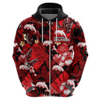 custom-personalised-dolphins-rugby-hoodie-fashion-tropical-jungle-flowers