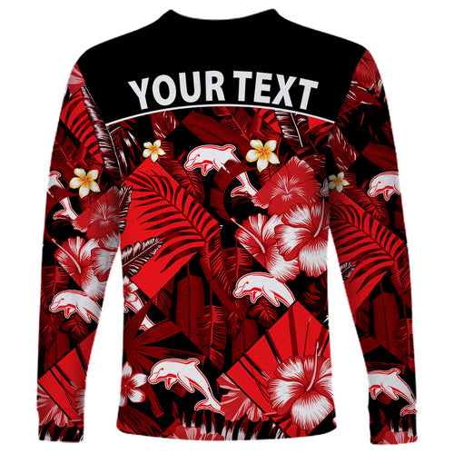 custom-personalised-dolphins-rugby-long-sleeve-shirt-fashion-tropical-jungle-flowers