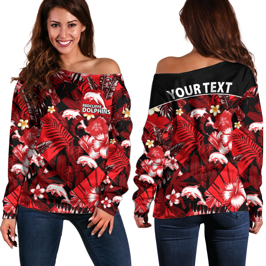 custom-personalised-dolphins-rugby-off-shoulder-sweater-fashion-tropical-jungle-flowers
