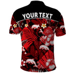 custom-personalised-dolphins-rugby-polo-shirt-fashion-tropical-jungle-flowers