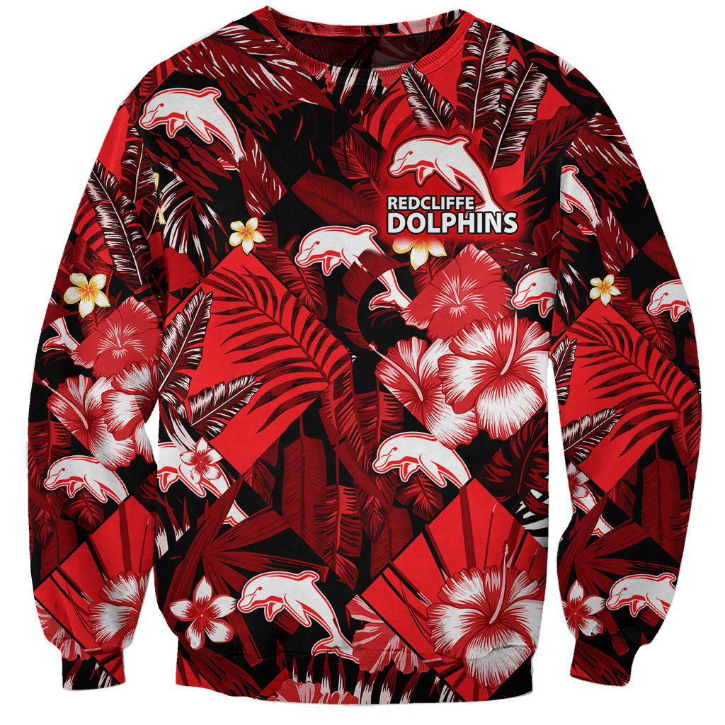 custom-personalised-dolphins-rugby-sweatshirt-fashion-tropical-jungle-flowers