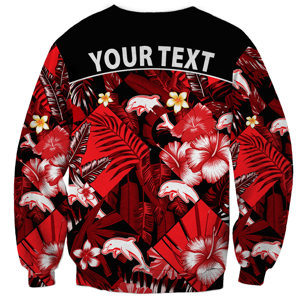 custom-personalised-dolphins-rugby-sweatshirt-fashion-tropical-jungle-flowers