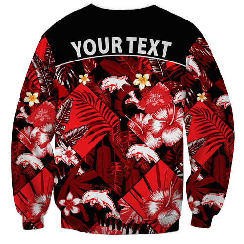 custom-personalised-dolphins-rugby-sweatshirt-fashion-tropical-jungle-flowers