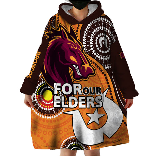 2023-brisbane-broncos-nrl-wearable-blanket-hoodie-aboriginal-naidoc-for-our-elders
