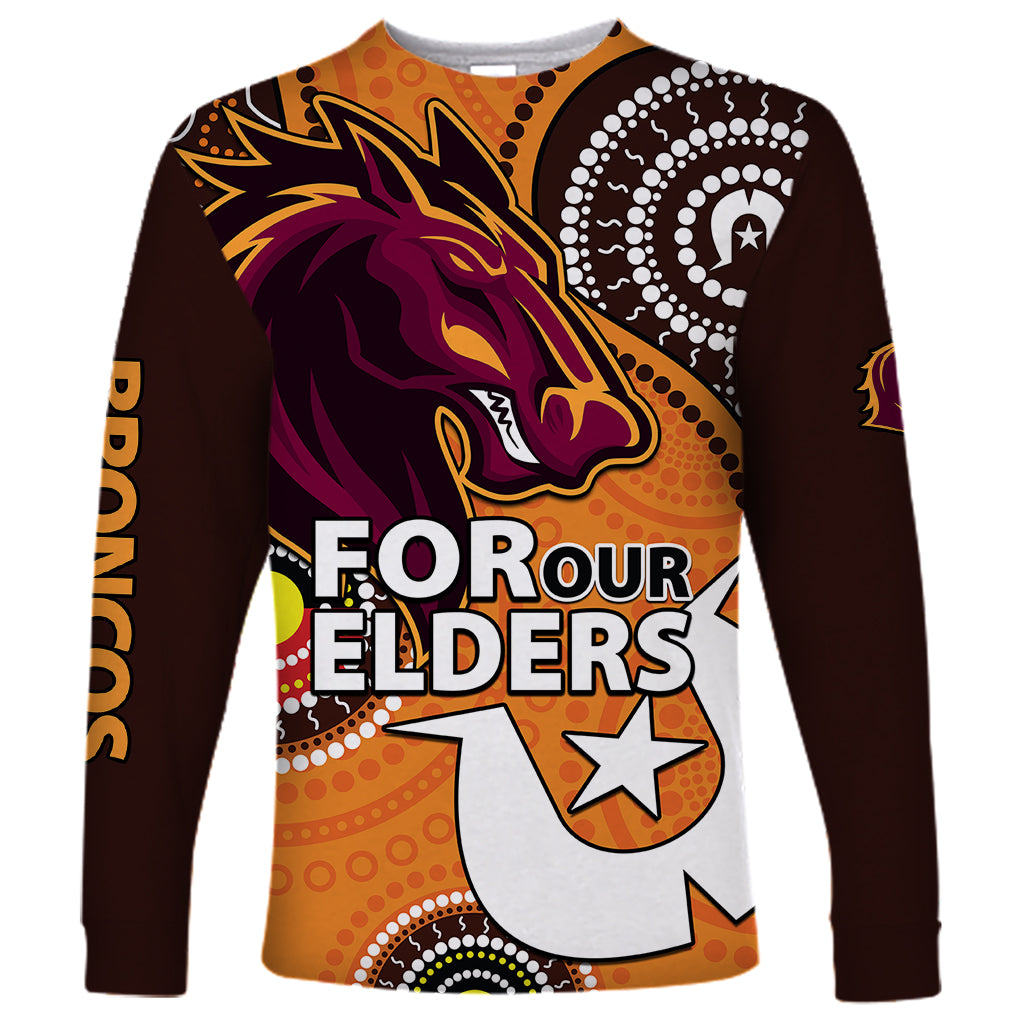 custom-text-and-number-2023-brisbane-broncos-nrl-long-sleeve-shirt-aboriginal-naidoc-for-our-elders