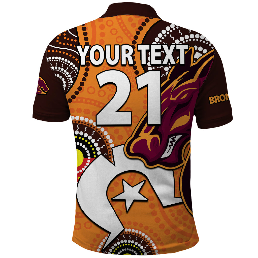 custom-text-and-number-2023-brisbane-broncos-nrl-polo-shirt-aboriginal-naidoc-for-our-elders