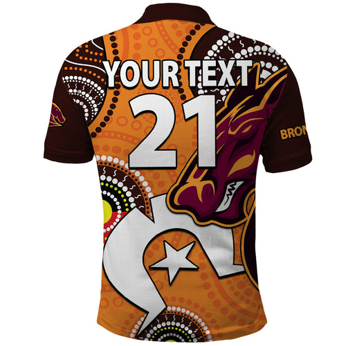 custom-text-and-number-2023-brisbane-broncos-nrl-polo-shirt-aboriginal-naidoc-for-our-elders