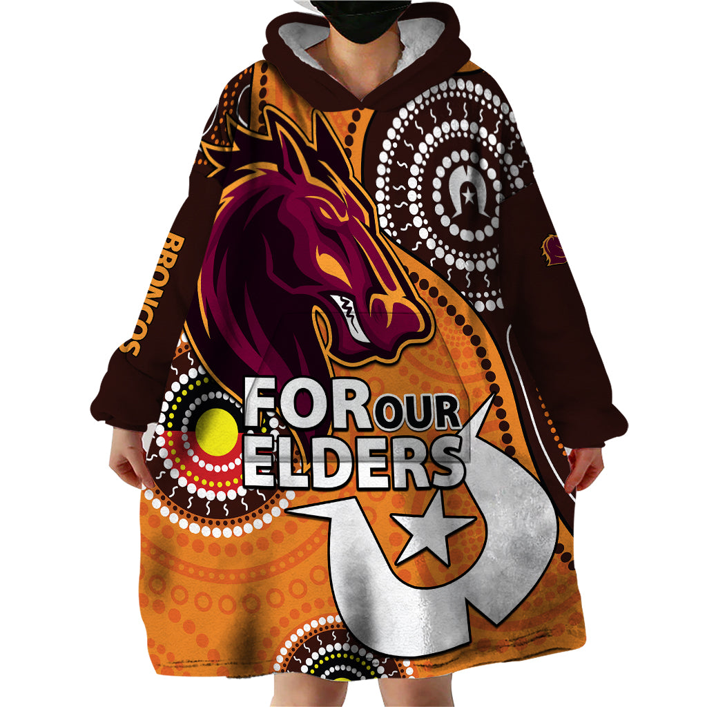 custom-text-and-number-2023-brisbane-broncos-nrl-wearable-blanket-hoodie-aboriginal-naidoc-for-our-elders