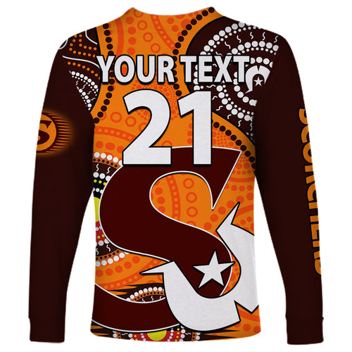 custom-text-and-number-2023-scorchers-bbl-long-sleeve-shirt-aboriginal-naidoc-for-our-elders