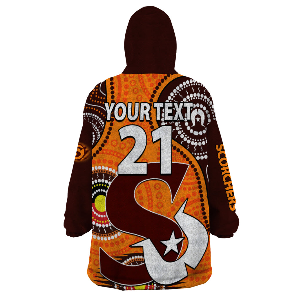 custom-text-and-number-2023-scorchers-bbl-wearable-blanket-hoodie-aboriginal-naidoc-for-our-elders