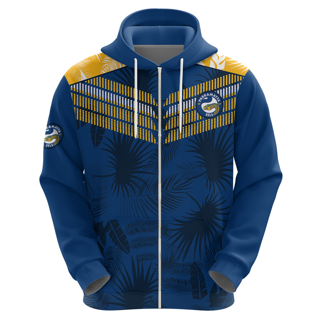 parramatta-eels-rugby-hoodie-simple-hawaiian-palms-leaf