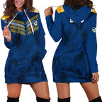 parramatta-eels-rugby-hoodie-dress-simple-hawaiian-palms-leaf