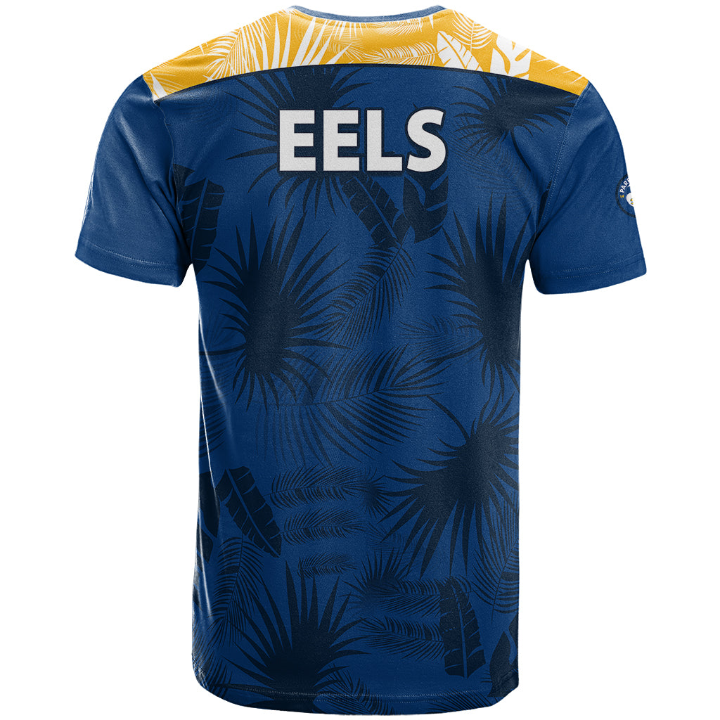 parramatta-eels-rugby-t-shirt-simple-hawaiian-palms-leaf