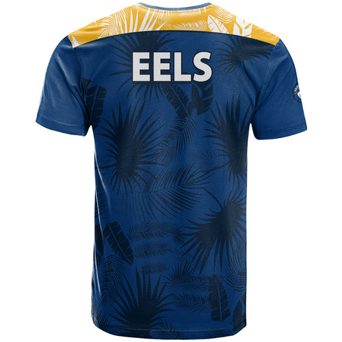 parramatta-eels-rugby-t-shirt-simple-hawaiian-palms-leaf