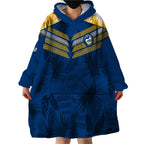 parramatta-eels-rugby-wearable-blanket-hoodie-simple-hawaiian-palms-leaf