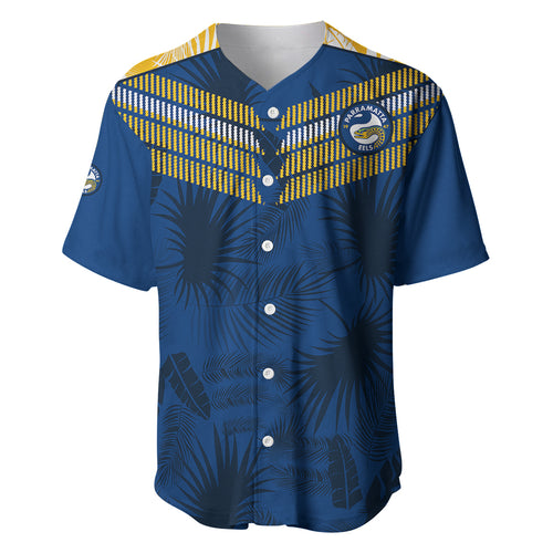 custom-text-and-number-parramatta-eels-rugby-baseball-jersey-simple-hawaiian-palms-leaf