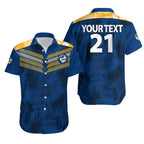 custom-text-and-number-parramatta-eels-rugby-hawaiian-shirt-simple-hawaiian-palms-leaf