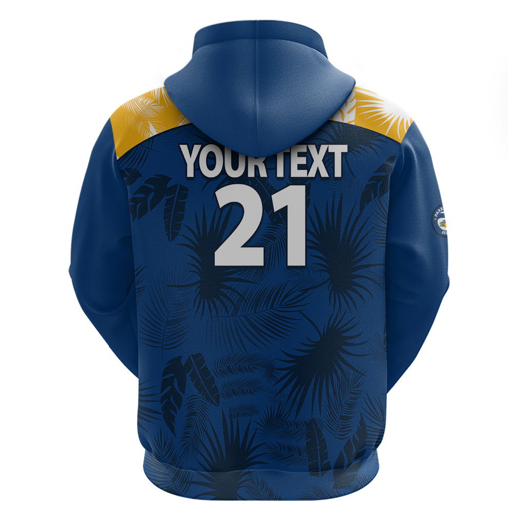 custom-text-and-number-parramatta-eels-rugby-hoodie-simple-hawaiian-palms-leaf