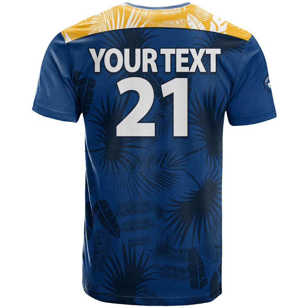 custom-text-and-number-parramatta-eels-rugby-t-shirt-simple-hawaiian-palms-leaf