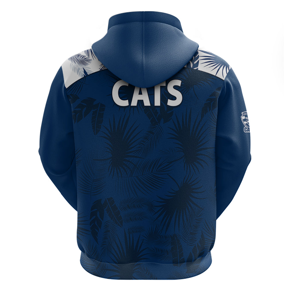 geelong-cats-football-hoodie-simple-hawaiian-palms-leaf