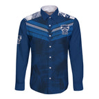 geelong-cats-football-long-sleeve-button-shirt-simple-hawaiian-palms-leaf