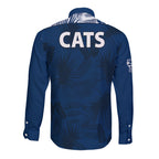 geelong-cats-football-long-sleeve-button-shirt-simple-hawaiian-palms-leaf