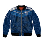 custom-text-and-number-geelong-cats-football-bomber-jacket-simple-hawaiian-palms-leaf