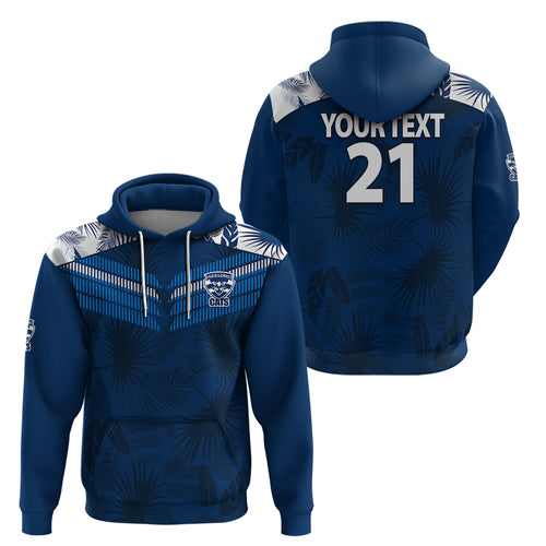 custom-text-and-number-geelong-cats-football-hoodie-simple-hawaiian-palms-leaf