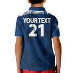 custom-text-and-number-geelong-cats-football-kid-polo-shirt-simple-hawaiian-palms-leaf