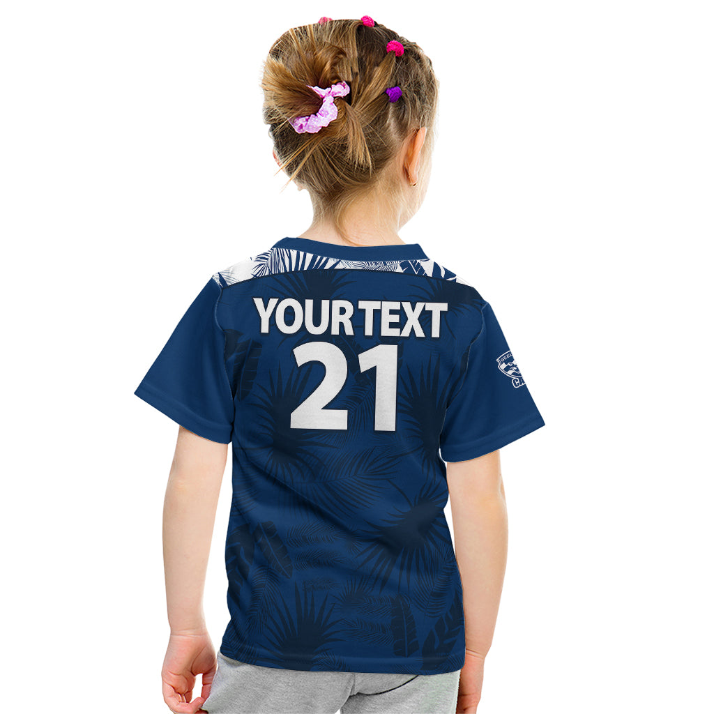custom-text-and-number-geelong-cats-football-kid-t-shirt-simple-hawaiian-palms-leaf