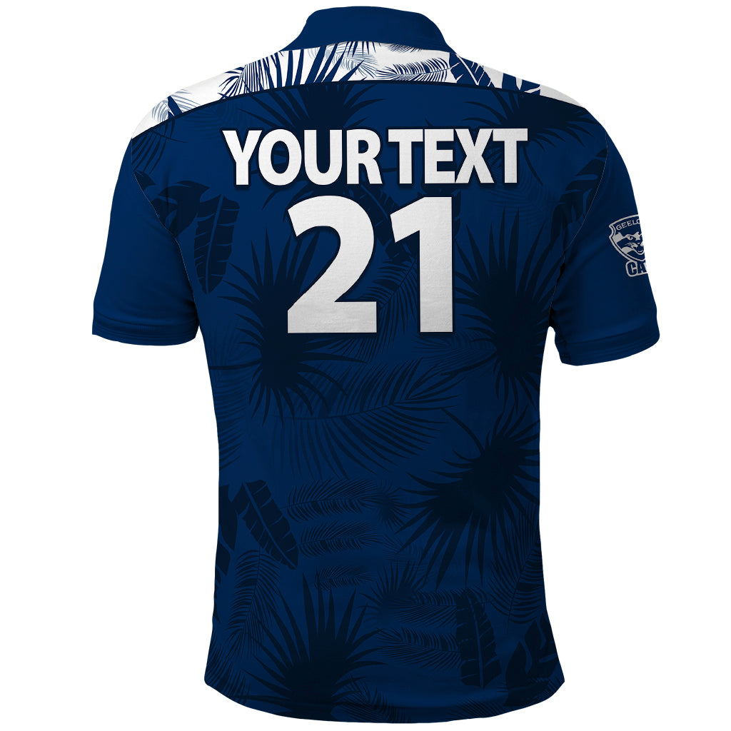 custom-text-and-number-geelong-cats-football-polo-shirt-simple-hawaiian-palms-leaf