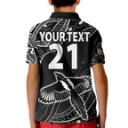 custom-text-and-number-2023-collingwood-magpies-football-kid-polo-shirt-pies-founded-1892
