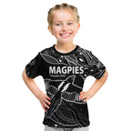 custom-text-and-number-2023-collingwood-magpies-football-kid-t-shirt-pies-founded-1892