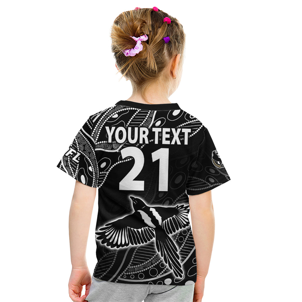 custom-text-and-number-2023-collingwood-magpies-football-kid-t-shirt-pies-founded-1892