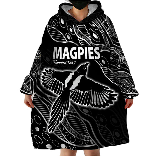 custom-text-and-number-2023-collingwood-magpies-football-wearable-blanket-hoodie-pies-founded-1892
