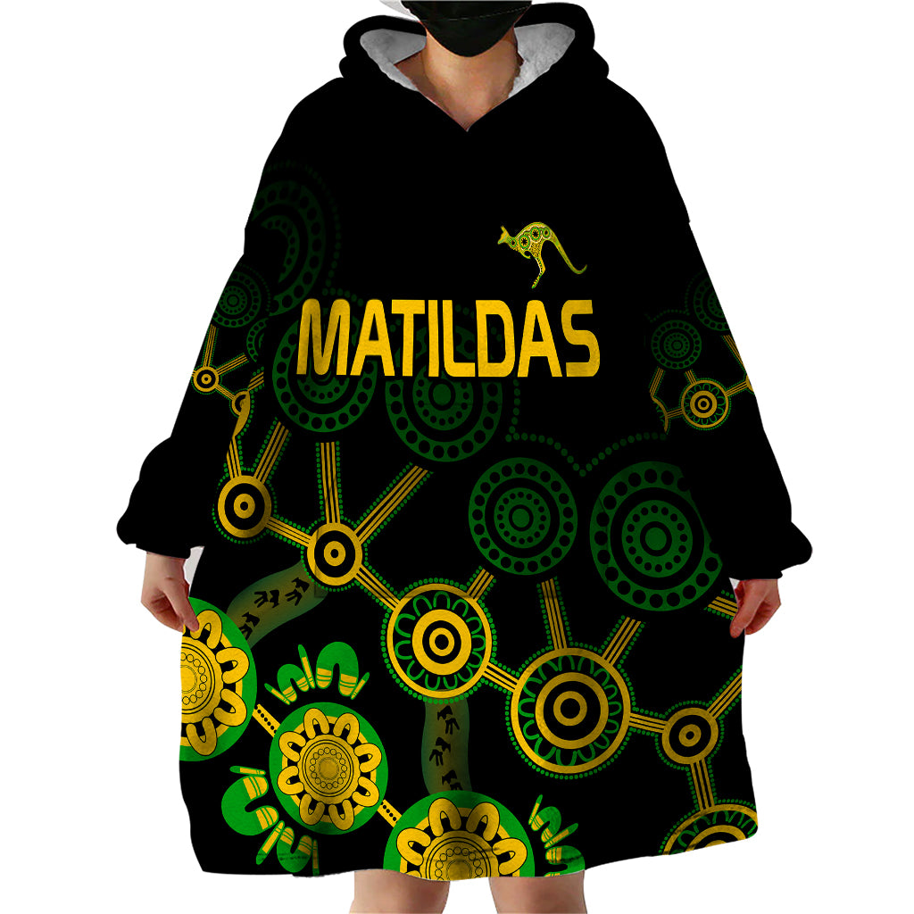 australia-soccer-wearable-blanket-hoodie-matildas-world-cup-with-kangaroo