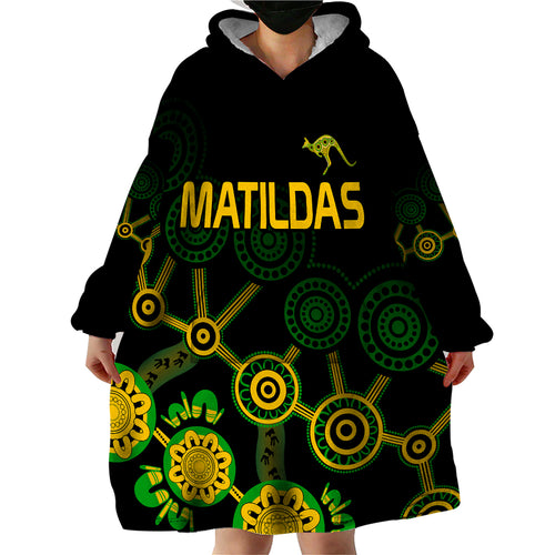 australia-soccer-wearable-blanket-hoodie-matildas-world-cup-with-kangaroo
